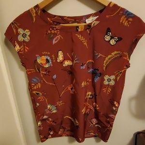 Abercrombie & Fitch Butterfly Top